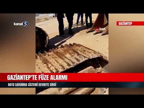 Gaziantep’te füze alarmı | NATO Savunma Sistemi devreye girdi