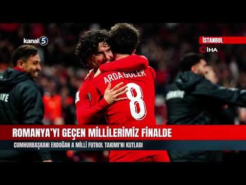Romanya’yı Geçen Millilerimiz Finalde | Cumhurbaşkanı Erdoğan A Milli Futbol Takımı’nı Kutladı
