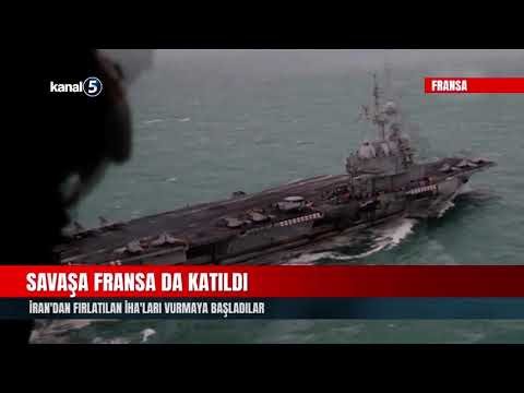 Savaşa Fransa da katıldı | İran’dan fırlatılan İHA’ları vurmaya başladılar