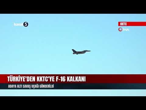 Türkiye’den KKTC’ye F-16 Kalkanı | Adaya Altı Savaş Uçağı Gönderildi