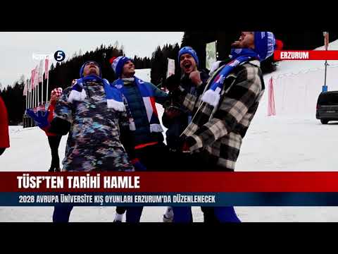 TÜSF’ten Tarihi Hamle | 2028 Avrupa Üniversite Kış Oyunları Erzurum’da Düzenlenecek