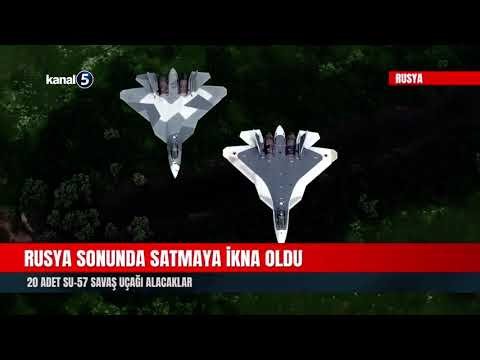 Rusya sonunda satmaya ikna oldu | 20 adet SU-57 savaş uçağı alacaklar