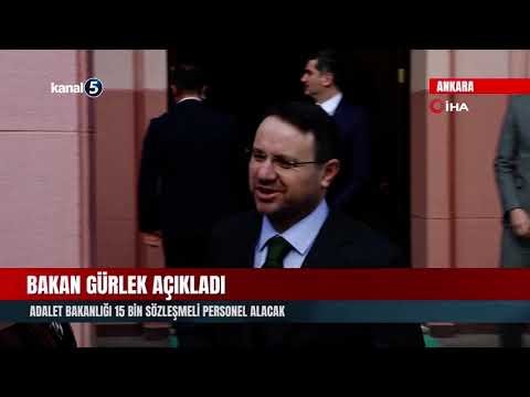 Bakan Gürlek Açıkladı | Adalet Bakanlığı 15 Bin Sözleşmeli Personel Alacak | İşte Alınacak Kadrolar