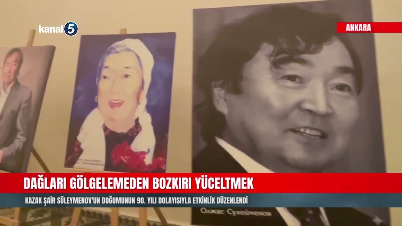 KAZAK ŞAİR SÜLEYMENOV’UN DOĞUMUNUN 90. YILI DOLAYISIYLA ETKİNLİK DÜZENLENDİ