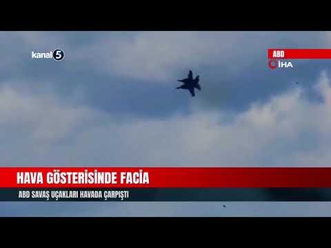 Hava Gösterisinde Facia | ABD Savaş Uçakları Havada Çarpıştı