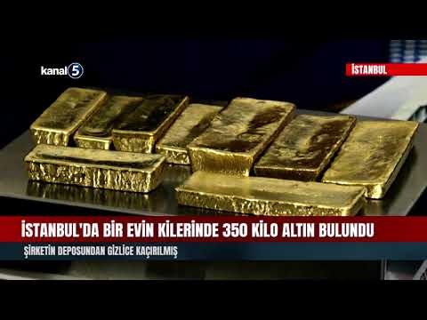İstanbul’da Bir Evin Kilerinde 350 Kilo Altın Bulundu | Şirketin Deposundan Gizlice Kaçırılmış