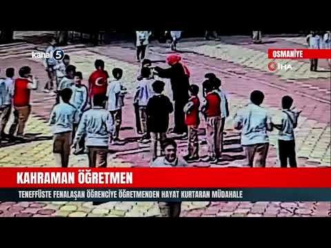 Kahraman Öğretmen | Teneffüste Fenalaşan Öğrenciye Öğretmenden Hayat Kurtaran Müdahale