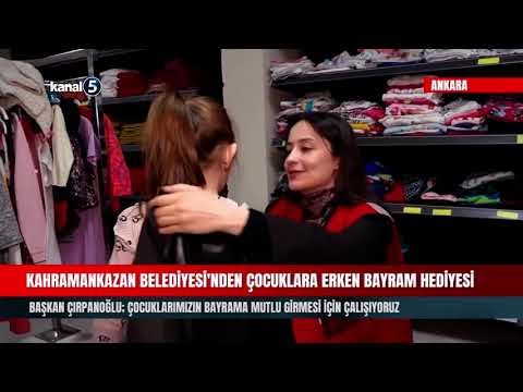 Kahramankazan Belediyesi’nden Çocuklara Erken Bayram Hediyesi