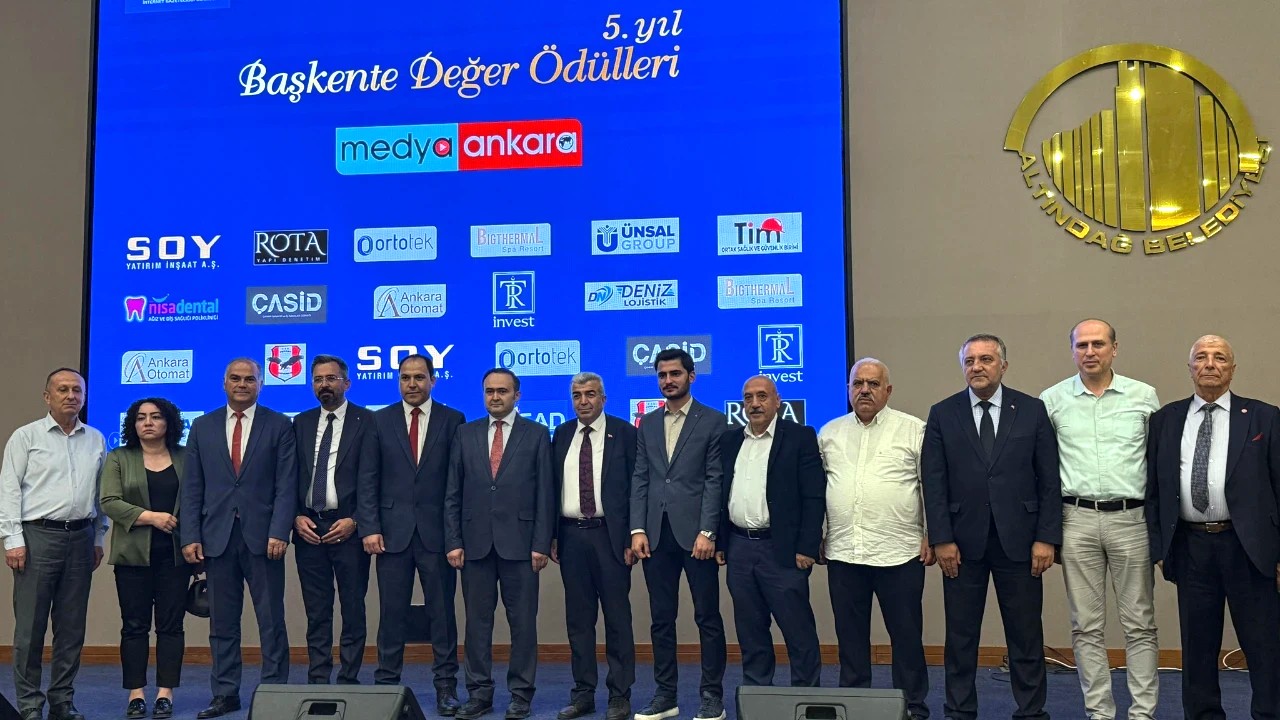 MEDYA ANKARA BAŞKENTE DEĞER KATANLARI BEŞİNCİ KEZ ÖDÜLLENDİRDİ