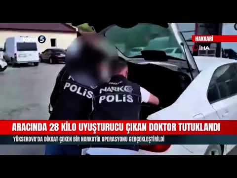 Aracında 28 Kilo Uyuşturucu Çıkan Doktor Tutuklandı