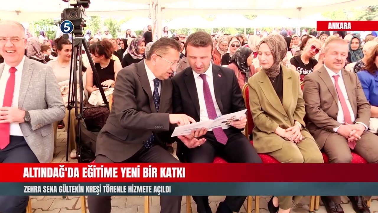 ALTINDAĞ’DA ZEHRA SENA GÜLTEKİN KREŞİ TÖRENLE HİZMETE AÇILDI
