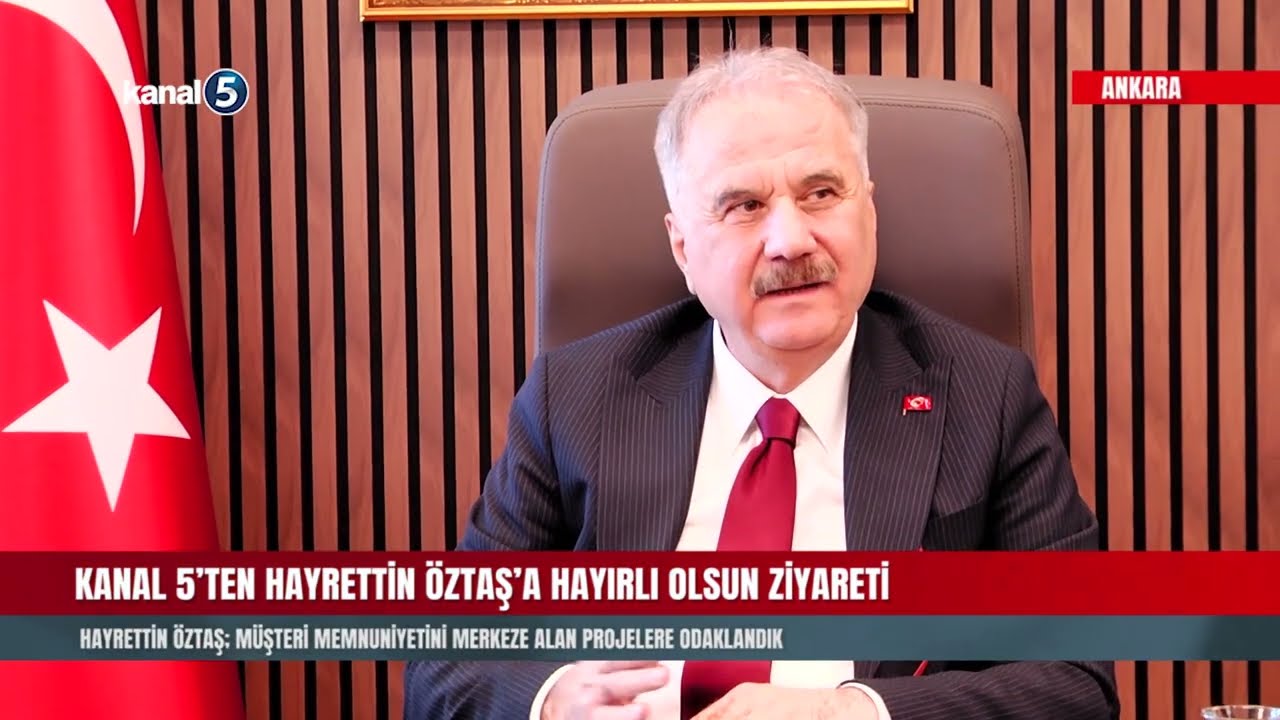KANAL 5’TEN HAYRETTİN ÖZTAŞ’A HAYIRLI OLSUN ZİYARETİ