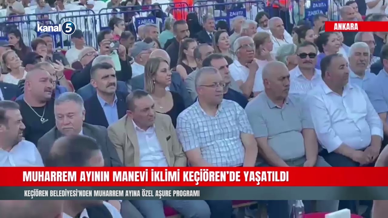 Muharrem Ayının Manevi İklimi Keçiören’de Yaşatıldı