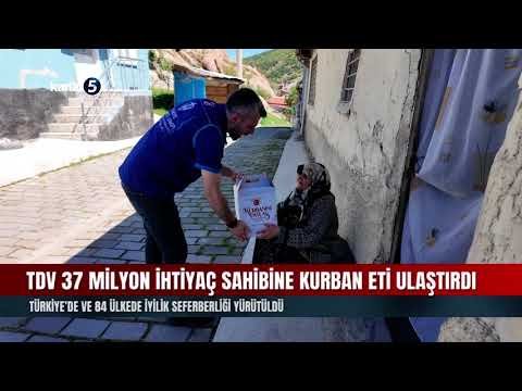 TDV 37 Milyon İhtiyaç Sahibine Kurban Eti Ulaştırdı