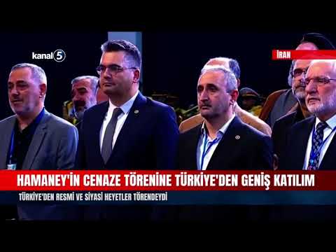 Hamaney’in Cenaze Törenine Türkiye’den Geniş Katılım ! Aralarında o isim de var
