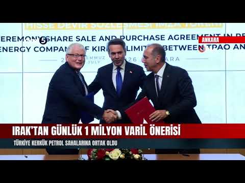 Irak’tan Günlük 1 Milyon Varil Önerisi! Türkiye Kerkük Petrol Sahalarına Ortak Oldu