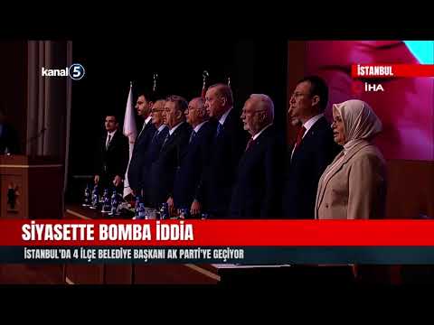 Siyasette Bomba İddia! İstanbul’da 4 İlçe Belediye Başkanı AK Parti’ye Geçiyor