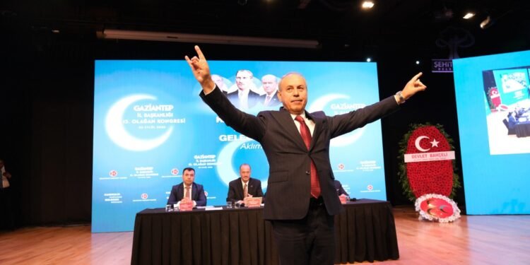 MHP Gaziantep İl Kongresi Yapıldı! Mehmet Sait Kılıç Başkan Seçildi