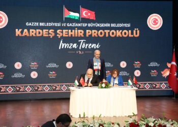 Tarihi Protokol İmzalandı! Gaziantep İle Gazze Kardeş Şehir Oldu