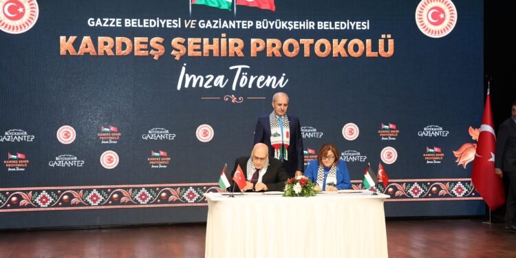 Tarihi Protokol İmzalandı! Gaziantep İle Gazze Kardeş Şehir Oldu