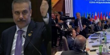Azerbaycan’da Tarihi Protesto! Herzog Kürsüye Çıktı Fidan Dahil Tüm Salon Çıktı